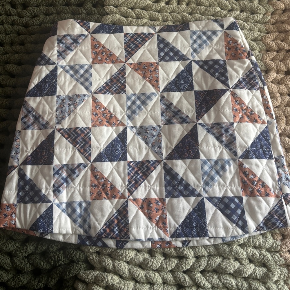 Copper key quilted skirt - XL